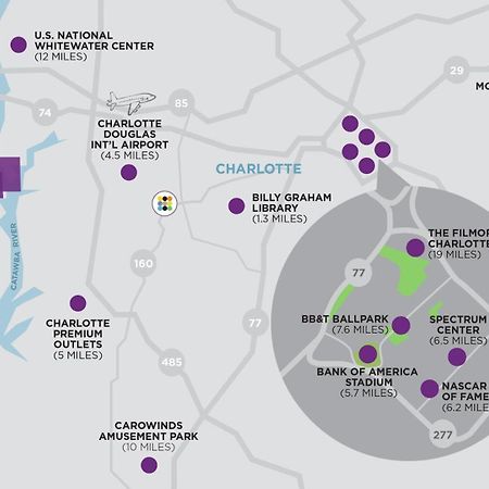 Hyatt Place Charlotte Airport Billy Graham Parkway Luaran gambar